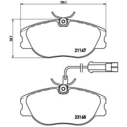  stabdžių trinkelių rinkinys, diskinis stabdys <small>PRIME LINE</small>
