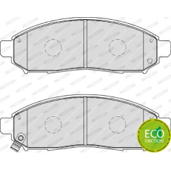  stabdžių trinkelių rinkinys, diskinis stabdys <small>PREMIER ECO FRICTION</small>