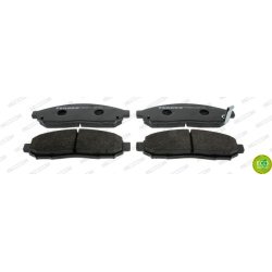  stabdžių trinkelių rinkinys, diskinis stabdys <small>PREMIER ECO FRICTION</small>