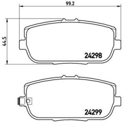  stabdžių trinkelių rinkinys, diskinis stabdys <small>PRIME LINE</small>