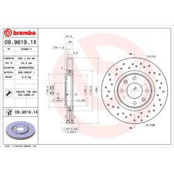  stabdžių diskas (1vnt) <small>XTRA LINE - Xtra</small>