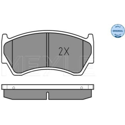  stabdžių trinkelių rinkinys, diskinis stabdys <small>MEYLE-ORIGINAL: True to OE.</small>