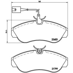  stabdžių trinkelių rinkinys, diskinis stabdys <small>PRIME LINE</small>
