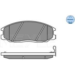  stabdžių trinkelių rinkinys, diskinis stabdys <small>MEYLE-ORIGINAL: True to OE.</small>
