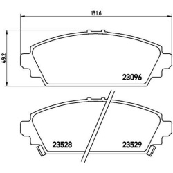 stabdžių trinkelių rinkinys, diskinis stabdys <small>PRIME LINE</small>