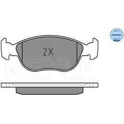  stabdžių trinkelių rinkinys, diskinis stabdys <small>MEYLE-ORIGINAL: True to OE.</small>