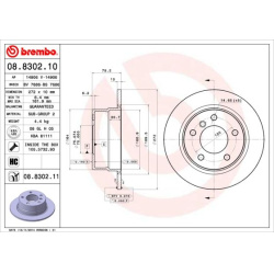  stabdžių diskas (1vnt) <small>PRIME LINE - UV Coated</small>