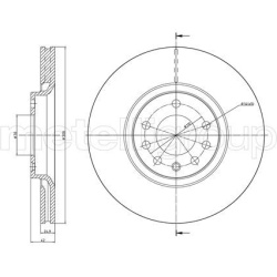  stabdžių diskas (1vnt)
