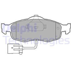  stabdžių trinkelių rinkinys, diskinis stabdys
