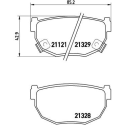  stabdžių trinkelių rinkinys, diskinis stabdys <small>PRIME LINE</small>