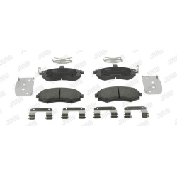  stabdžių trinkelių rinkinys, diskinis stabdys