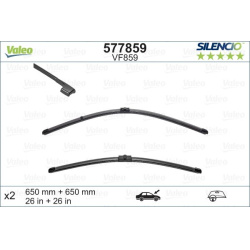  valytuvai <small>SILENCIO FLAT BLADE SET</small>