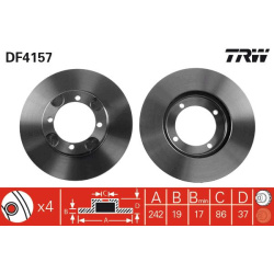  stabdžių diskas (1vnt)