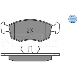  stabdžių trinkelių rinkinys, diskinis stabdys <small>MEYLE-ORIGINAL: True to OE.</small>