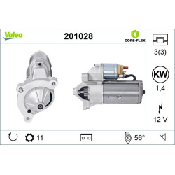  starteris <small>VALEO CORE-FLEX</small>