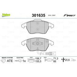  stabdžių trinkelių rinkinys, diskinis stabdys <small>ESSENTIAL</small>