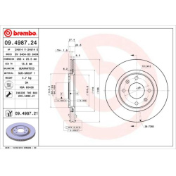  stabdžių diskas (1vnt) <small>PRIME LINE - UV Coated</small>