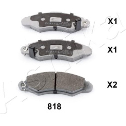  stabdžių trinkelių rinkinys, diskinis stabdys