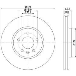  stabdžių diskas (1vnt)