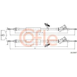  trosas, stovėjimo stabdys