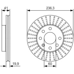  stabdžių diskas (1vnt)
