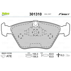  stabdžių trinkelių rinkinys, diskinis stabdys <small>ESSENTIAL</small>