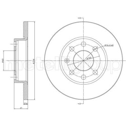  stabdžių diskas (1vnt)
