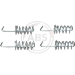  priedų komplektas, stovėjimo stabdžių trinkelės