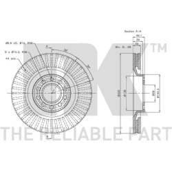  stabdžių diskas (1vnt)
