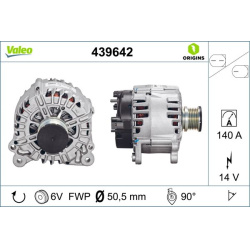  kintamosios srovės generatorius <small>VALEO ORIGINS NEW OE TECHNOLOGY</small>