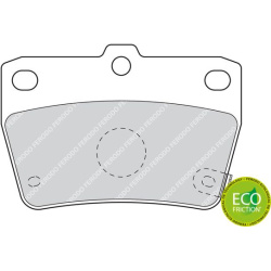  stabdžių trinkelių rinkinys, diskinis stabdys <small>PREMIER ECO FRICTION</small>