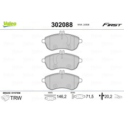  stabdžių trinkelių rinkinys, diskinis stabdys <small>ESSENTIAL</small>