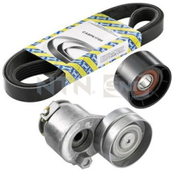  V formos rumbuotas diržas, komplektas