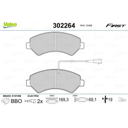  stabdžių trinkelių rinkinys, diskinis stabdys <small>ESSENTIAL</small>