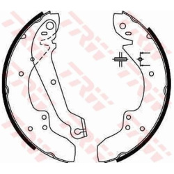  stabdžių trinkelių komplektas