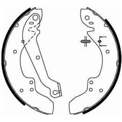  stabdžių trinkelių komplektas
