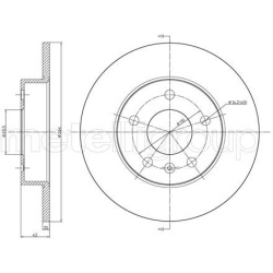  stabdžių diskas (1vnt)