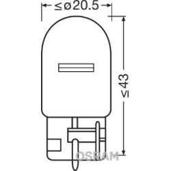  Lemputė, dieninės šviesos / stovėjimo žibintas <small>ORIGINAL</small>