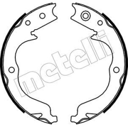  stabdžių trinkelių komplektas, stovėjimo stabdis