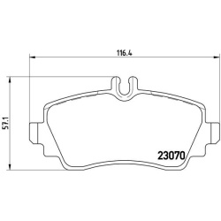  stabdžių trinkelių rinkinys, diskinis stabdys <small>PRIME LINE</small>