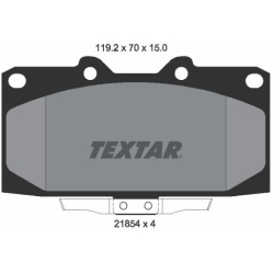  stabdžių trinkelių rinkinys, diskinis stabdys