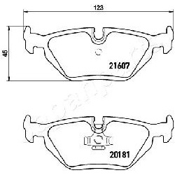  stabdžių trinkelių rinkinys, diskinis stabdys