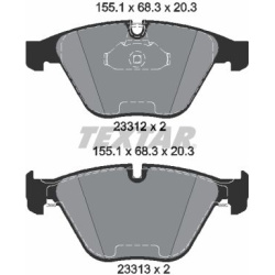  stabdžių trinkelių rinkinys, diskinis stabdys <small>epad</small>