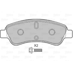  stabdžių trinkelių rinkinys, diskinis stabdys