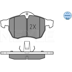  stabdžių trinkelių rinkinys, diskinis stabdys <small>MEYLE-ORIGINAL: True to OE.</small>