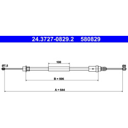  trosas, stovėjimo stabdys