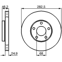  stabdžių diskas (1vnt)