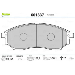  stabdžių trinkelių rinkinys, diskinis stabdys