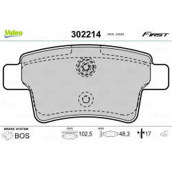  stabdžių trinkelių rinkinys, diskinis stabdys <small>ESSENTIAL</small>