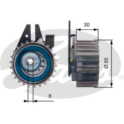  įtempiklio skriemulys, paskirstymo diržas <small>PowerGrip™</small>